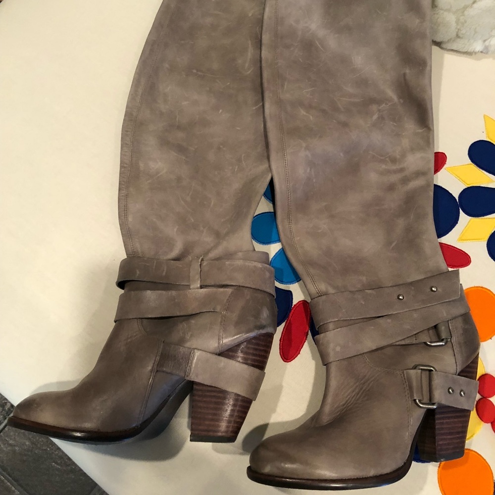 Knee High Leather Boots